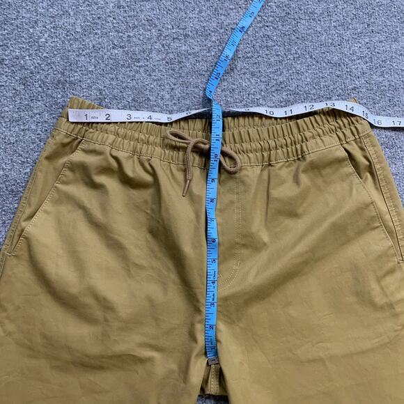 Volcom Shorts Mens S Small Latte Cotton Blend Frickin Modern Stretch Walking - Picture 5 of 14